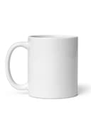White Glossy Mug view 1